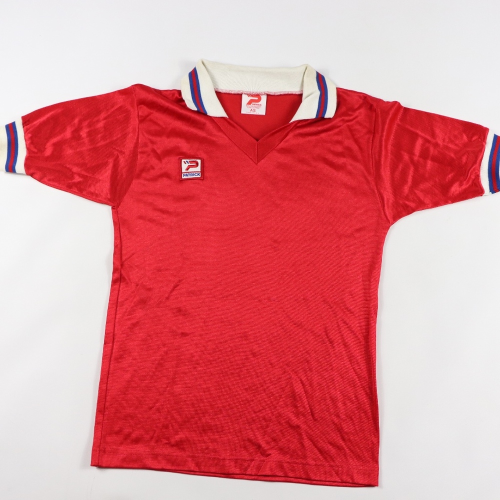 80s Patrick Mens Small Spell Out Soccer Jersey